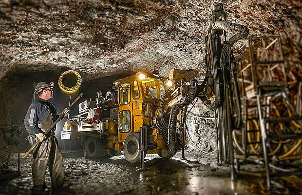 Silbermine des Unternehmens Hecla Mining