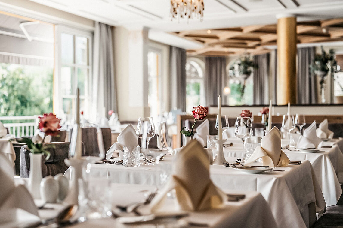 Hauptrestaurant Hotel Alpina Alpendorf