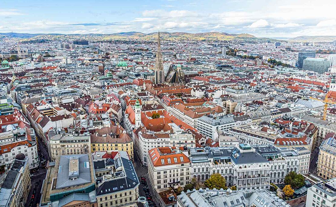 Blick über Wien