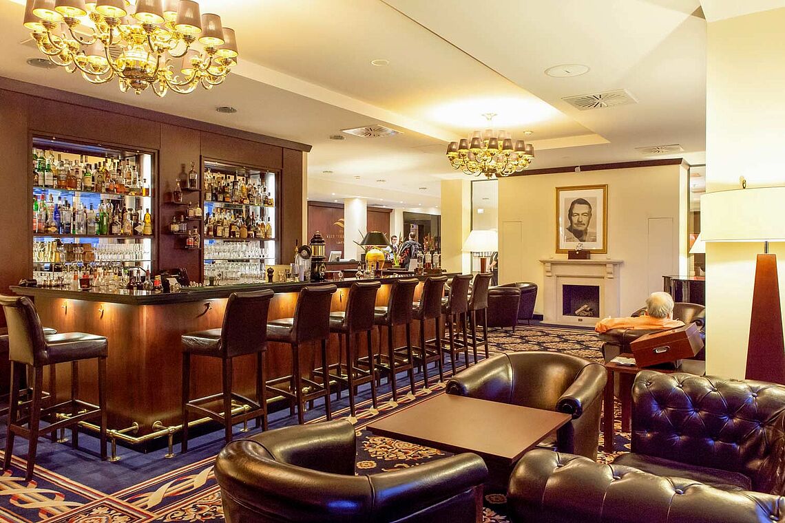 Hemingway-Bar im Hotel Vier Jahreszeiten Starnberg
