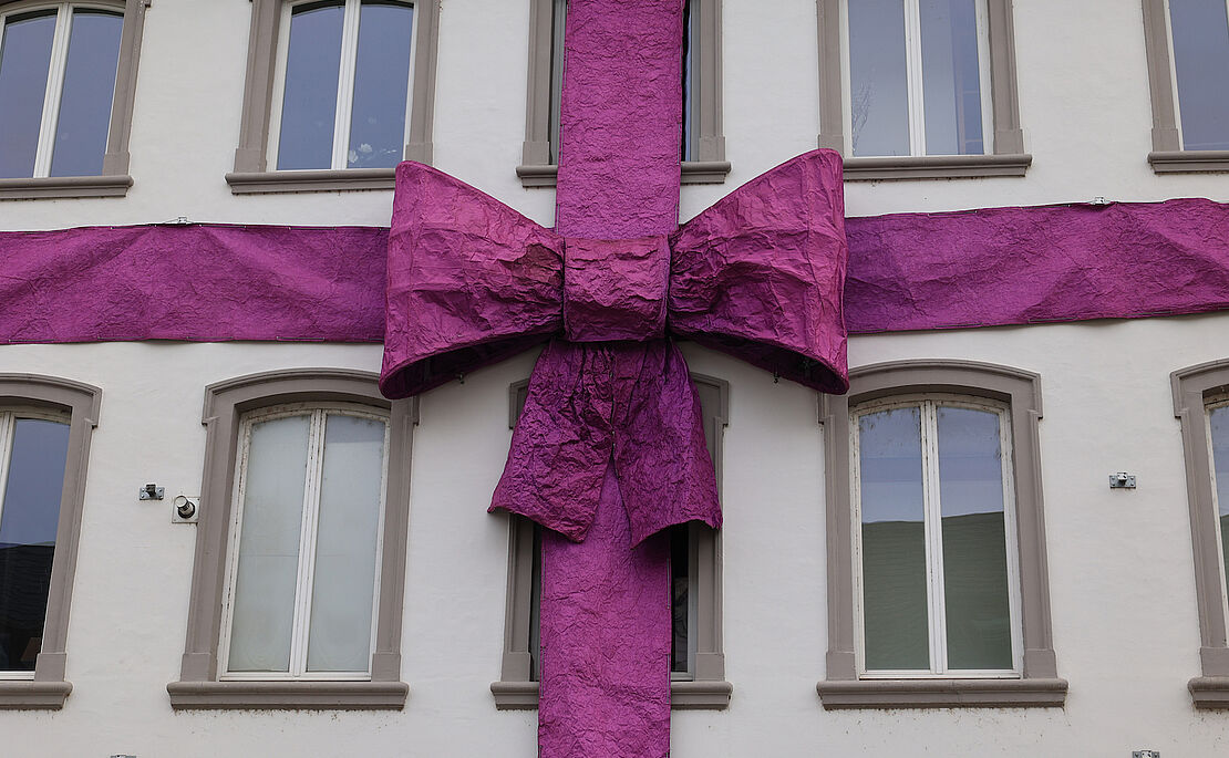 Wohnhaus mit großer Masche