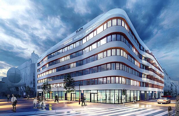 Neubau des Tlapa-Gebäudes in Wien-Favoriten