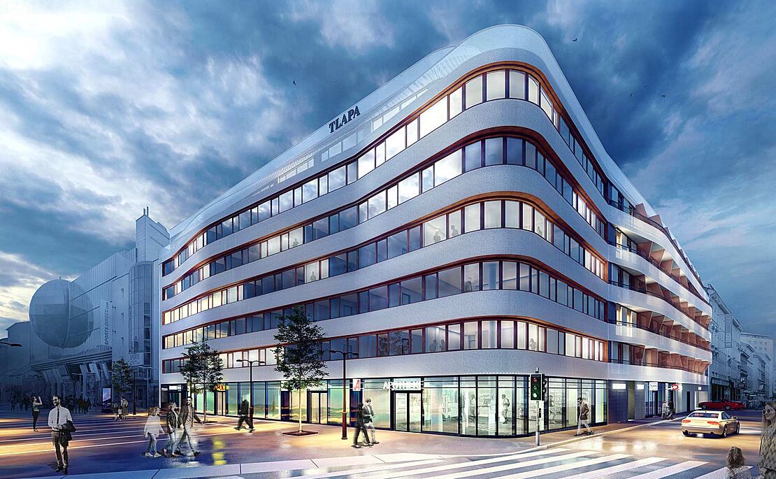 Neubau des Tlapa-Gebäudes in Wien-Favoriten
