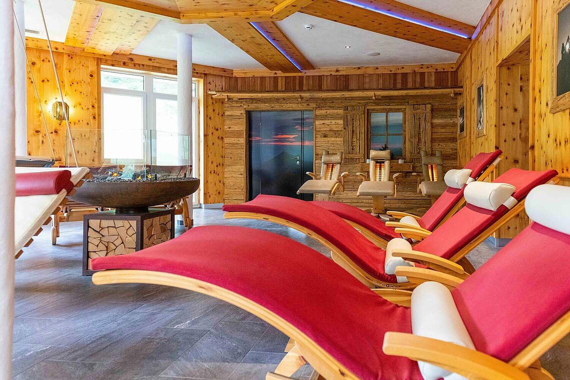 Ruheraum im Panoramahotel Lärchenhof