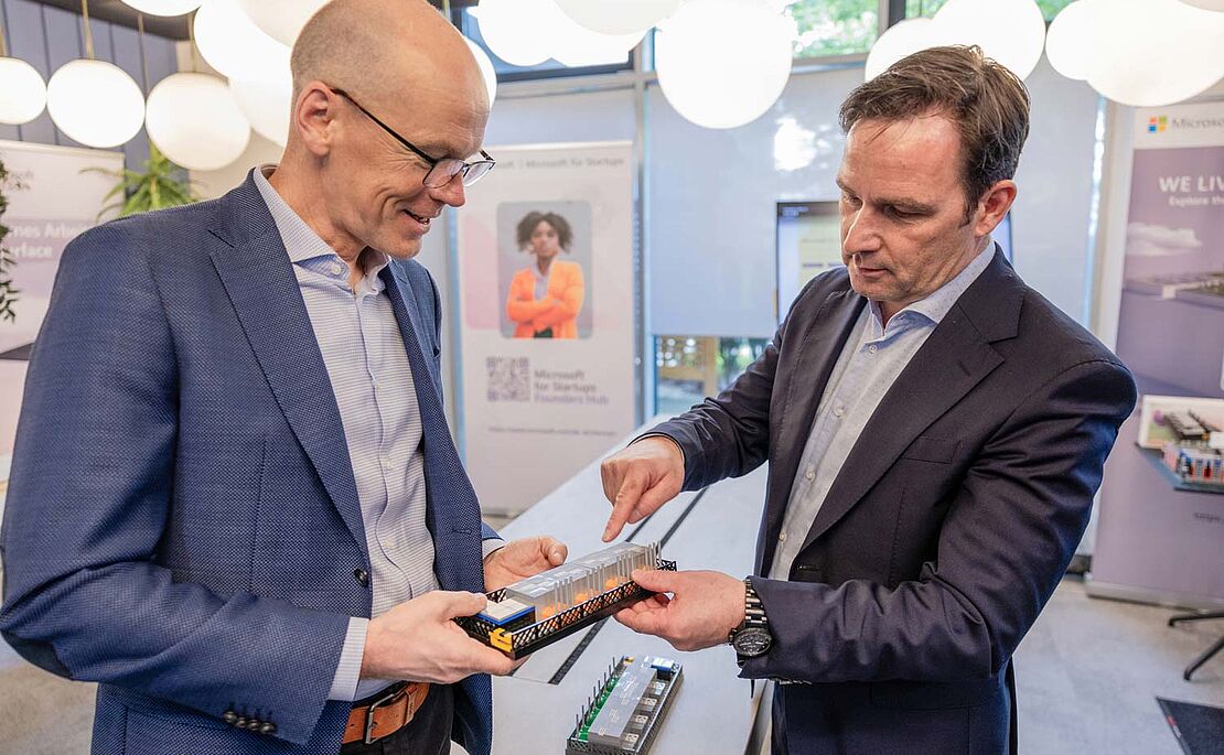 Foto Hermann Erlach und Rainer Kalkbrener