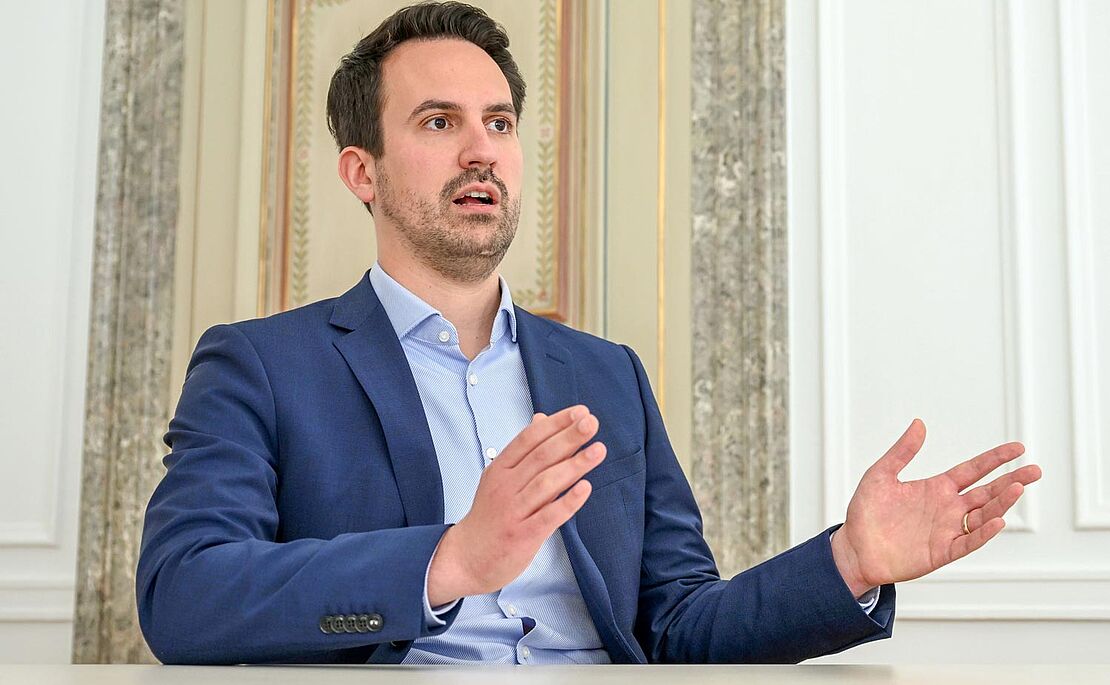 Bildungsminister Christoph Wiederkehr