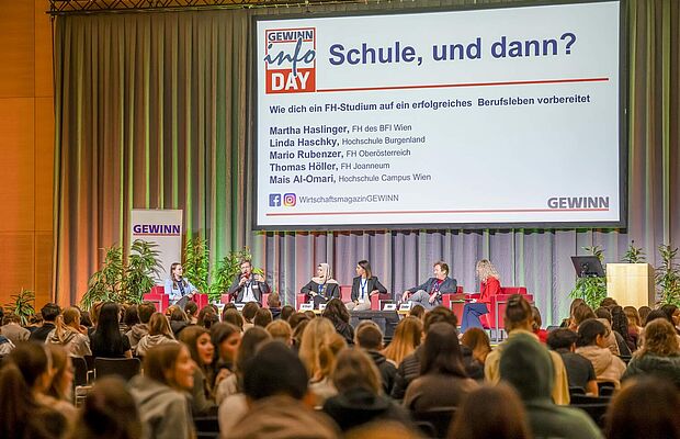GEWINN InfoDay 2025, Vortrag Schule und dann?