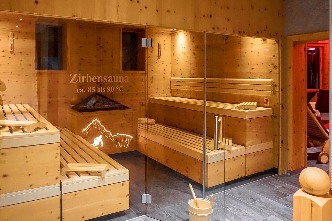 Sauna im Panoramahotel Lärchenhof