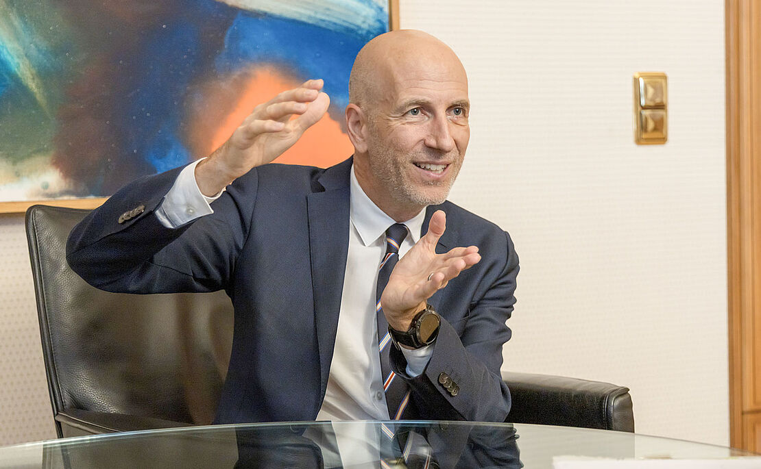 Martin Kocher im Gespräch