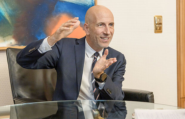 Martin Kocher im Gespräch