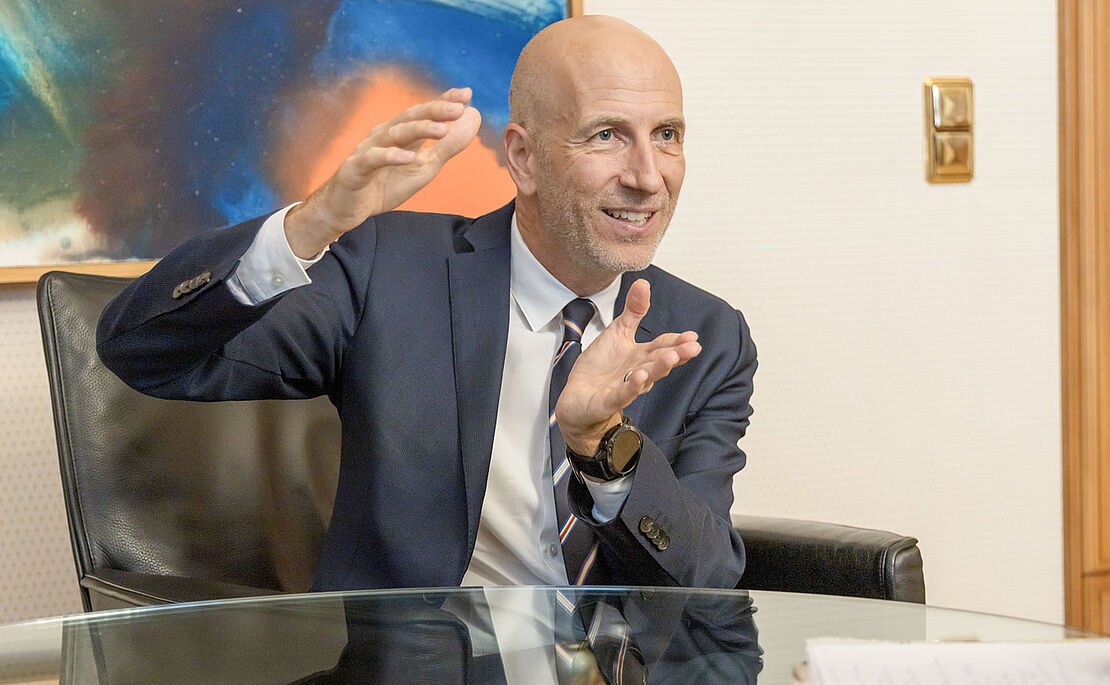 Martin Kocher im Gespräch
