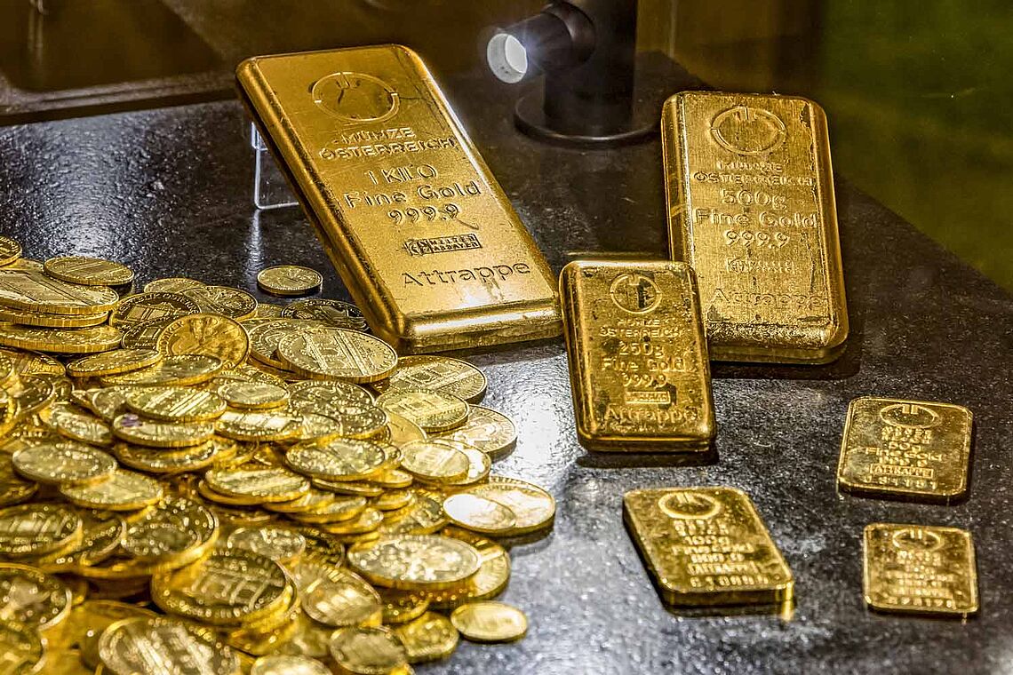 Achterbahnfahrt am Goldmarkt