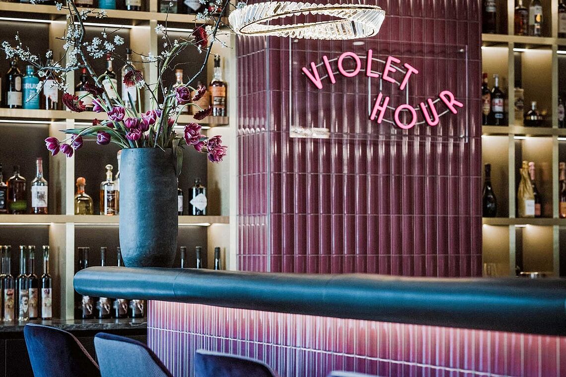 Hotelbar Violet Hour im Grand Hotel Elisabeth in Bad Ischl