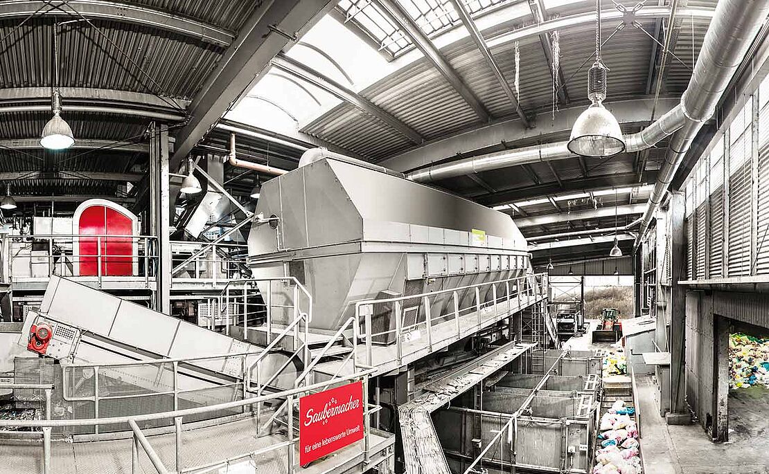 Hightech-Kunststoffsortieranlage