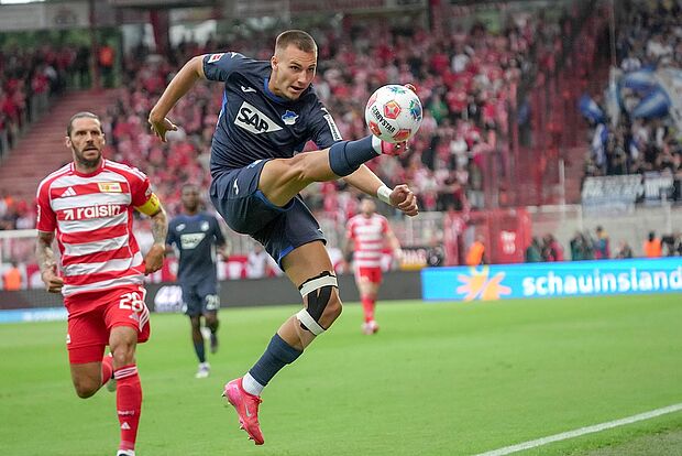 Szene aus einem Fussballmatch