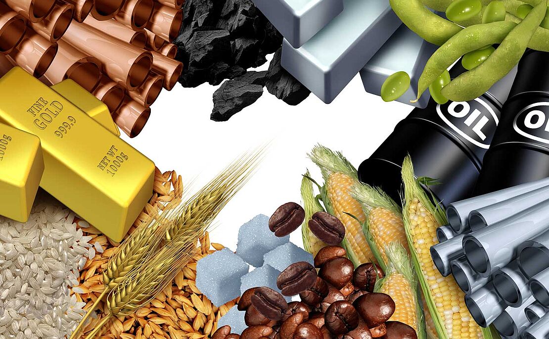 Unicommodities Fonds, Invesment in Gold, Getreide, Silber, Kupfer, Kohle, Öl, Mais, Kaffee