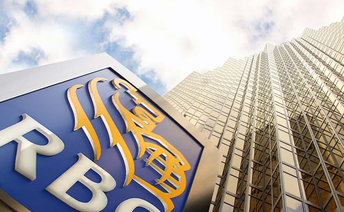 Fassade Royal Bank of Canada mit Logo