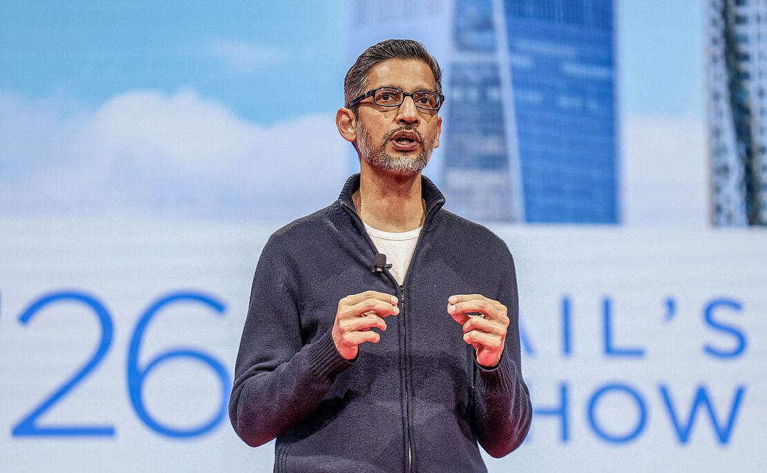 Sundar Pichai bei einem Vortrag