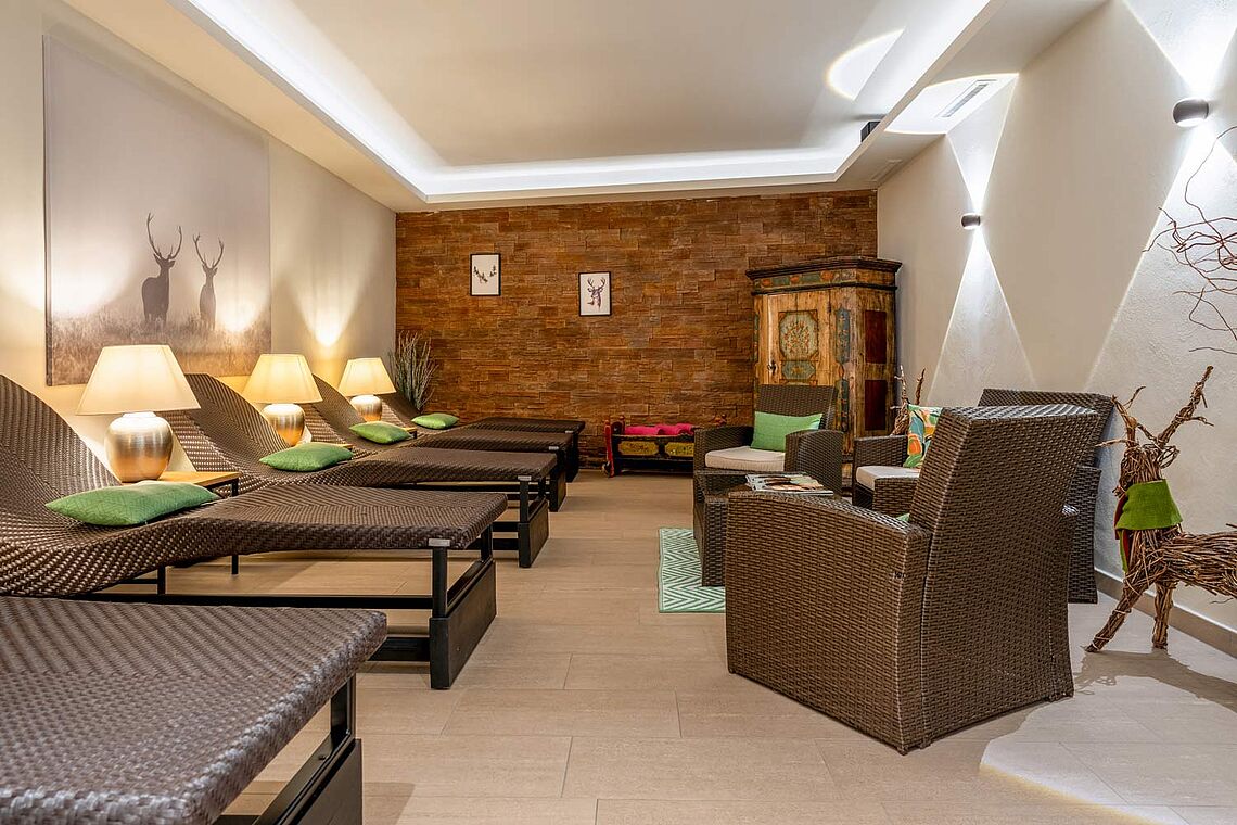 Ruheraum Wellnessbereich Hotel zum Hirschen Zell am See-Kaprun