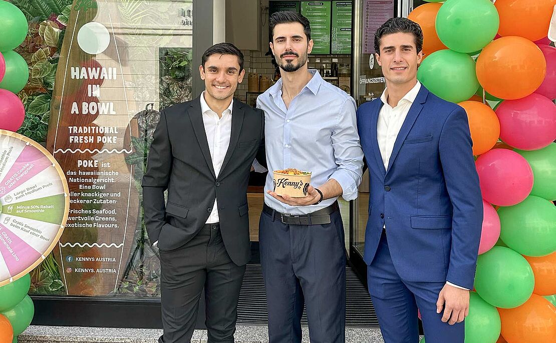 Manuel Botić, Marko Spasić und Miloš Spasić
