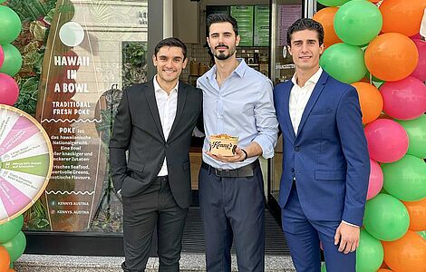 Manuel Botić, Marko Spasić und Miloš Spasić