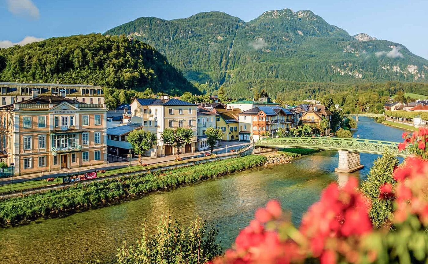 Bad Ischl: Lehar-Villa und Traunpromenade