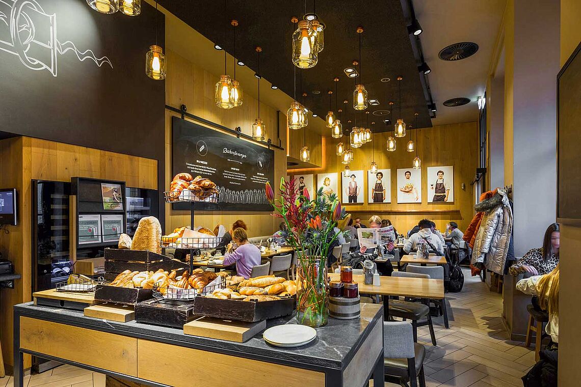 Bäckereien mit Küche