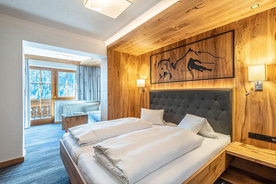 Frisch erneuerte Zimmer im Panoramahotel Lärchenhof