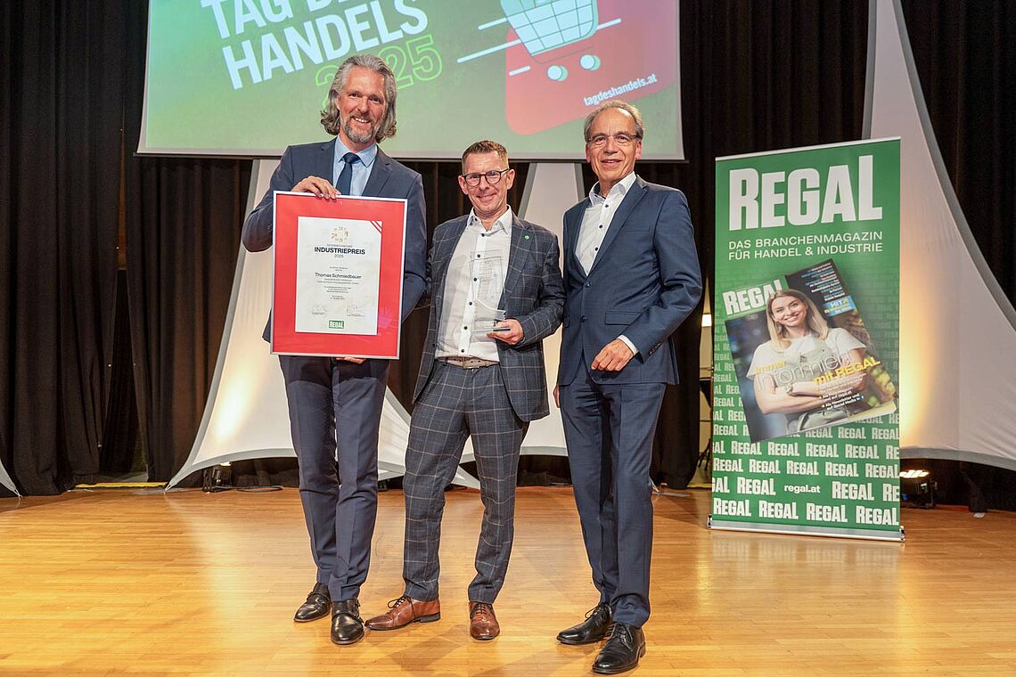 Gruppenfoto Roland Pirker, Thomas Schmiedbauer, Günter Thumser