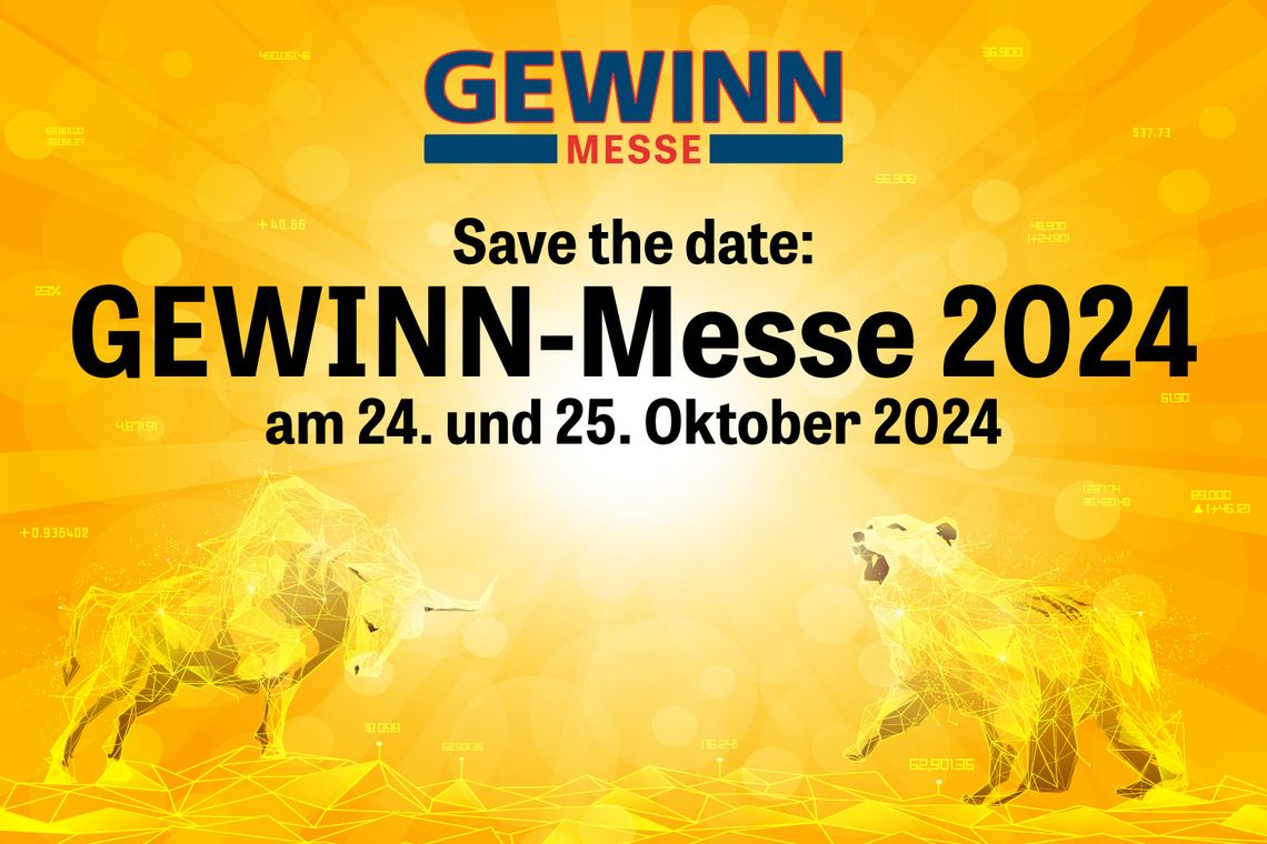 GEWINN-Messe am 24. und 25. Oktober 2024