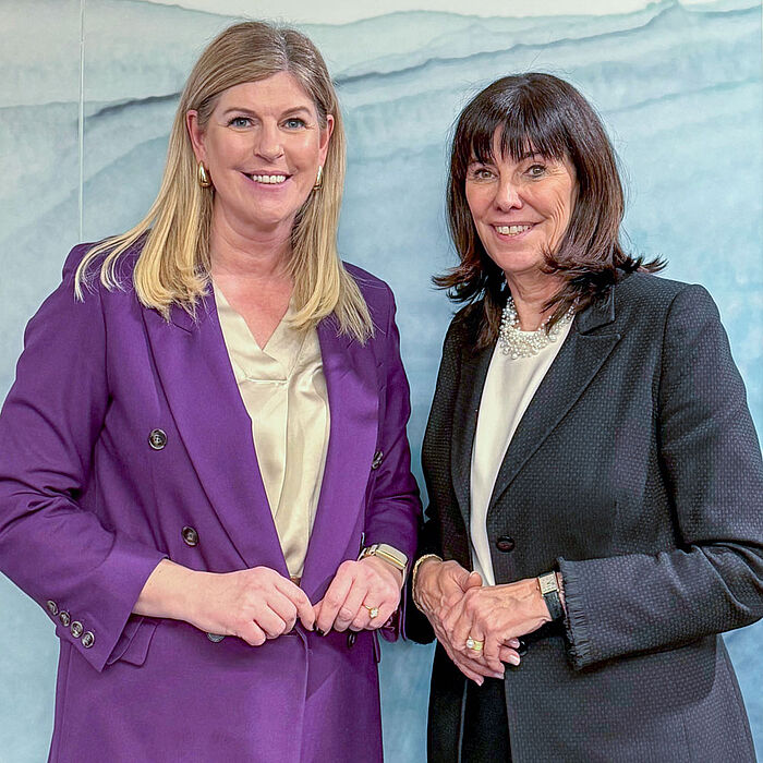 Gruppenfoto Tanja Graf und Martha Schulz