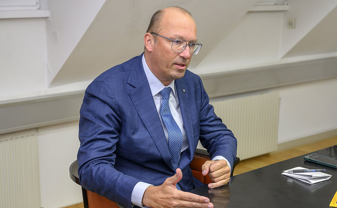 Reinhard Schwendtbauer im Gespräch