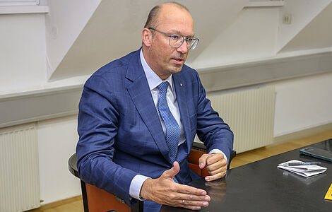 Reinhard Schwendtbauer im Gespräch