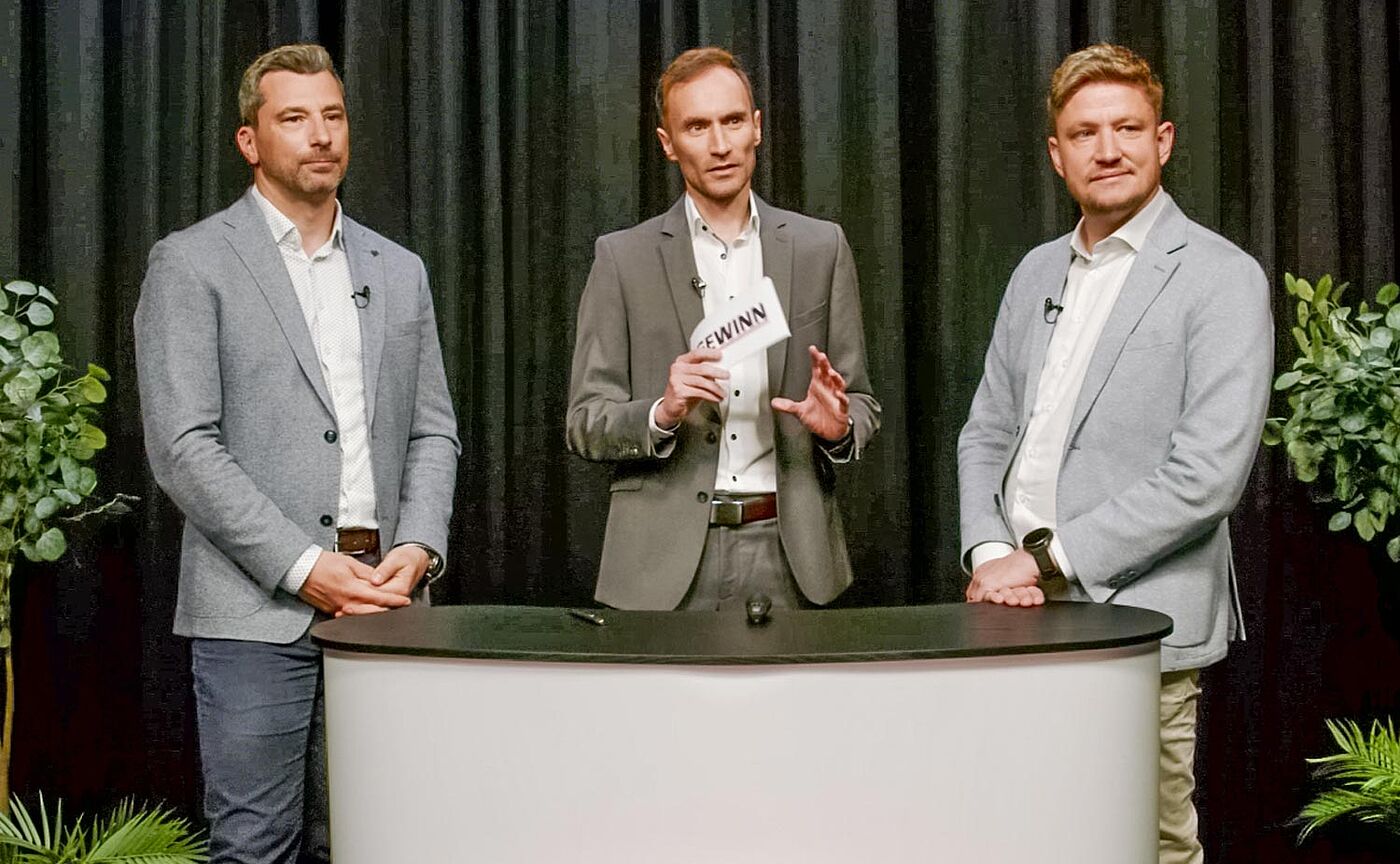 Foto von Stefan Koller, Robert Wiedersich, Benedikt Stockert