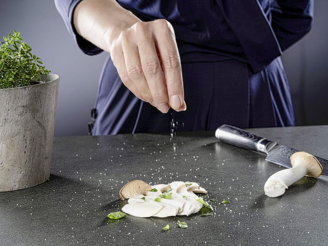 Alpinova ist die erste  Re-Stoning- Küchenarbeitsplatte der Welt.