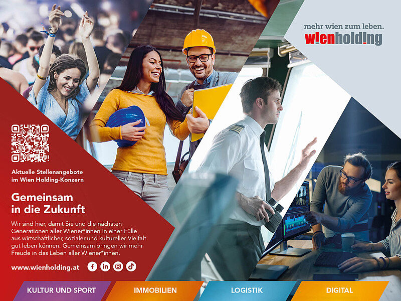 Werbesujet Wien Holding
