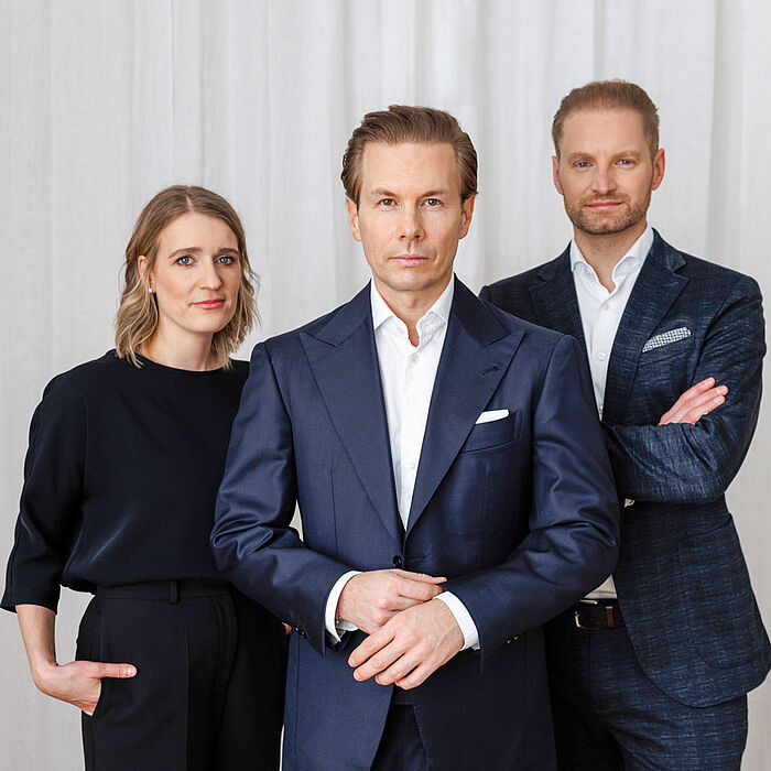 Gruppenfoto Barbara Freiler, Markus Handler und Michael Schranz