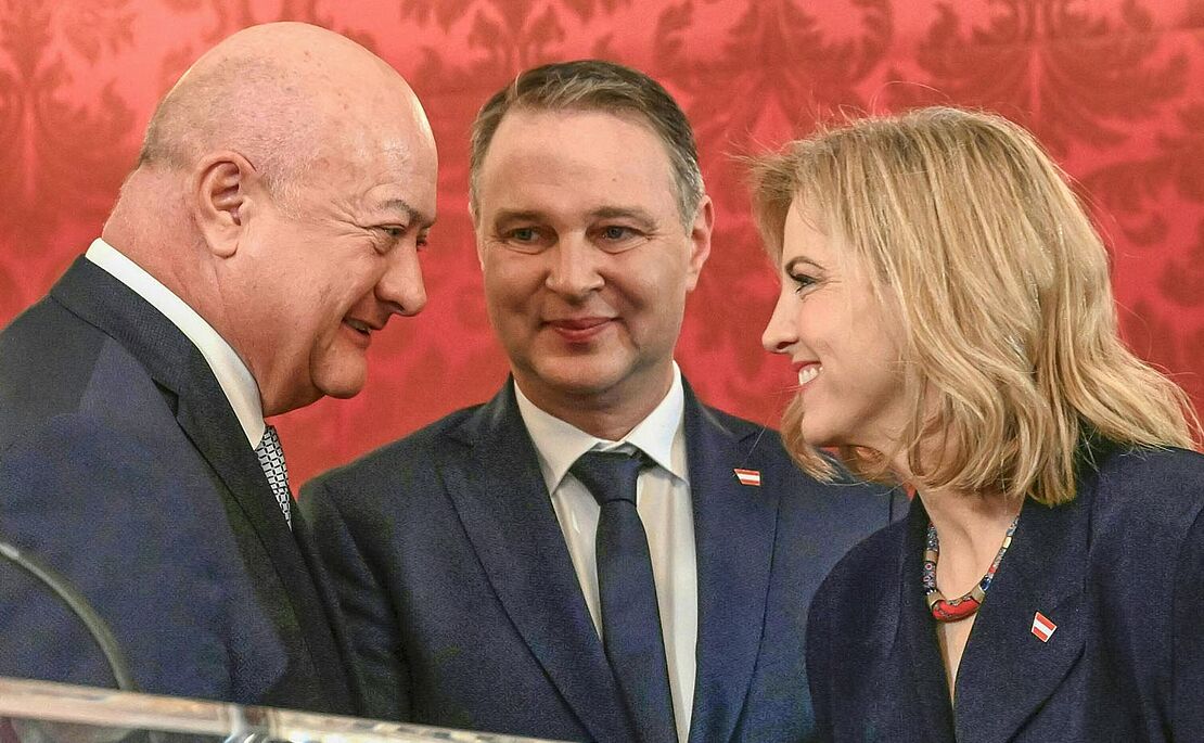 Die drei Koalitionspartner