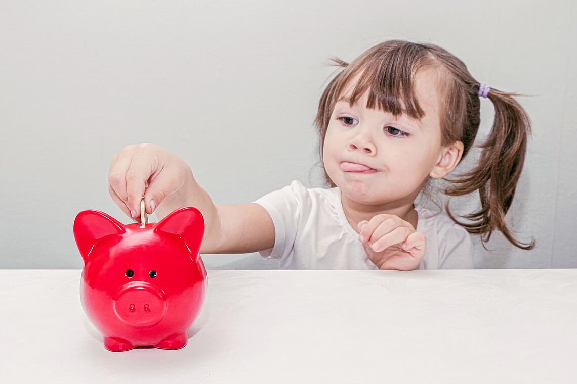 Hohe Zinsen für Kinder