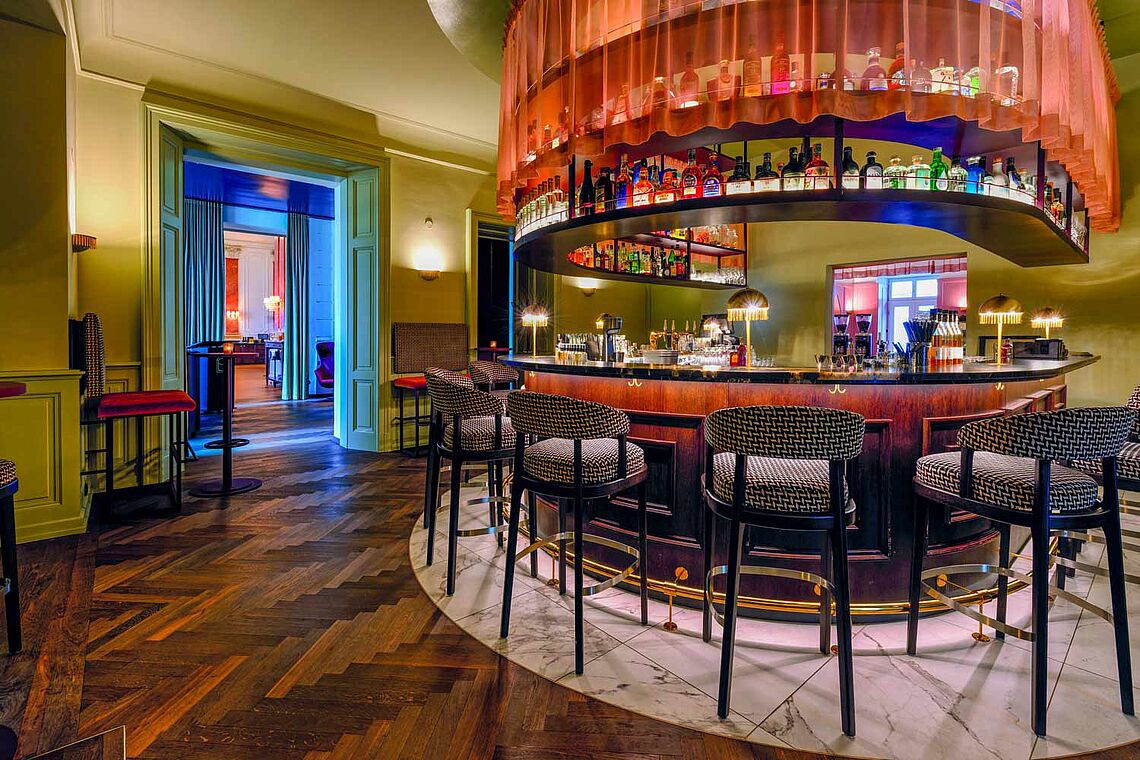 Bar im Straubinger Grand Hotel in Bad Gastein