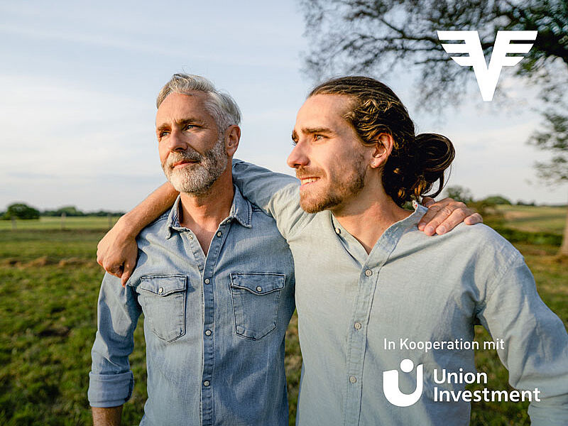 Werbe-Sujet Volksbank Wien AG und Union Investment