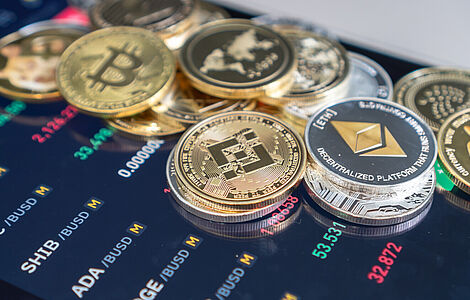 Verschiedene Münzen