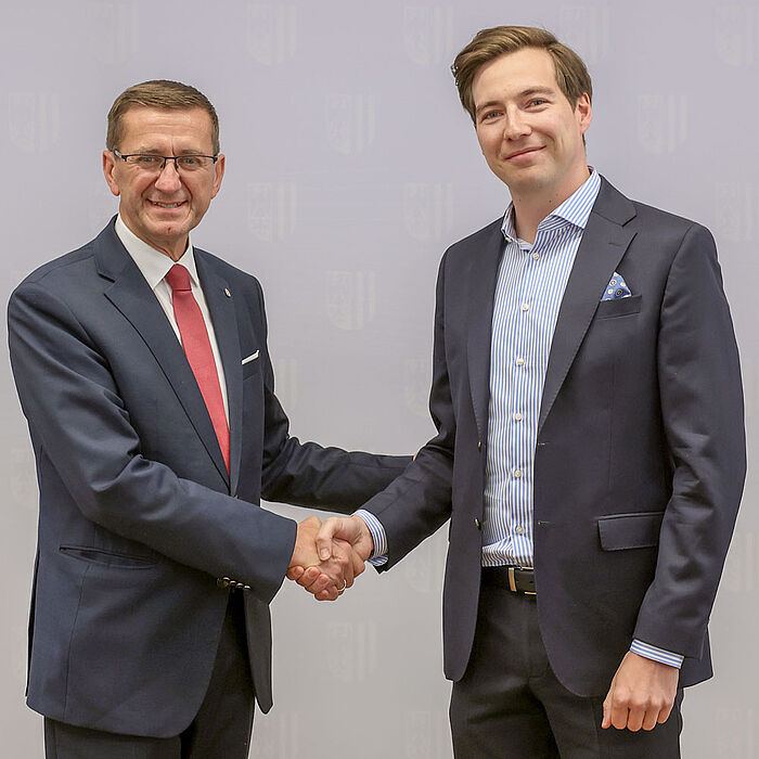 Gruppenfoto Markus Achleitner und Lukas Keplinger