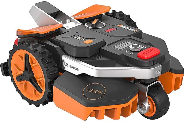 Der kabellose Mähroboter Worx Landroid Vision M550