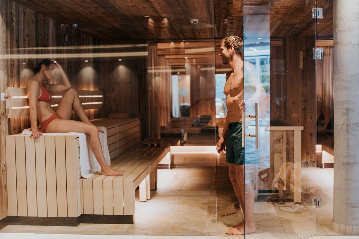 Sauna im Hotel Tauernhof Großarl