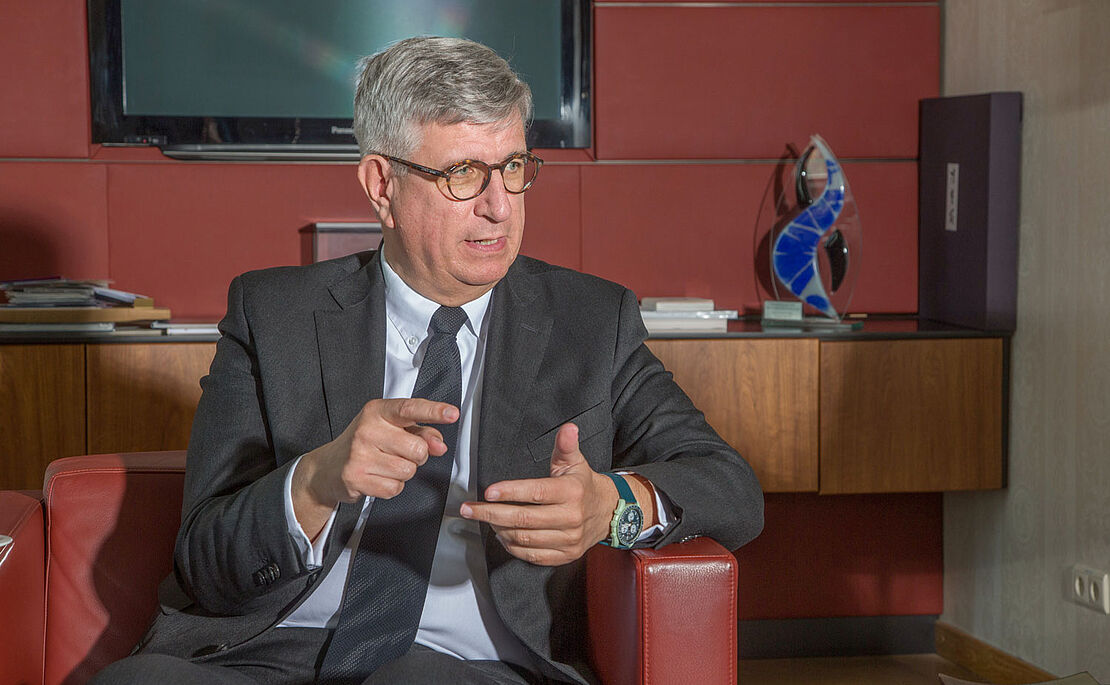 Gerhard Starsich im Gespräch