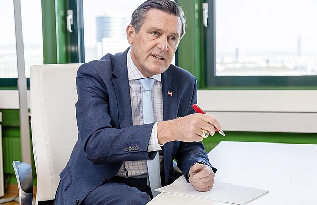 Peter Hanke im Gespräch