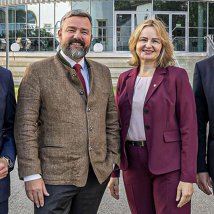 Gruppenfoto Axel Schneeberger und Violeta Kaličanin