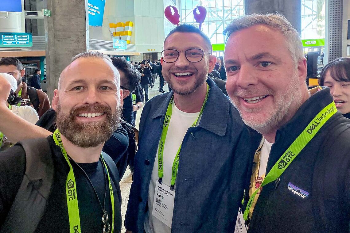 Stefan Erschwendner, Peter Steinberger und Alex Meyer