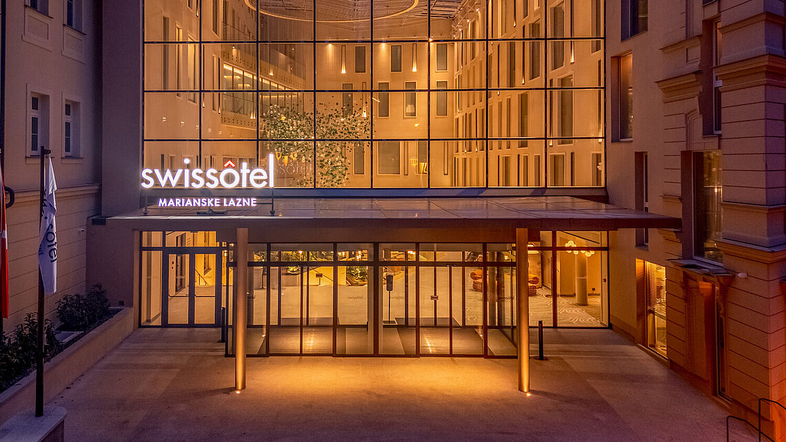 Außenansicht Swissôtel ­Marianske Lazne in Marienbad